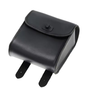 PU Leather Handlebar Side Bag – Extra Storage, Classic Style
