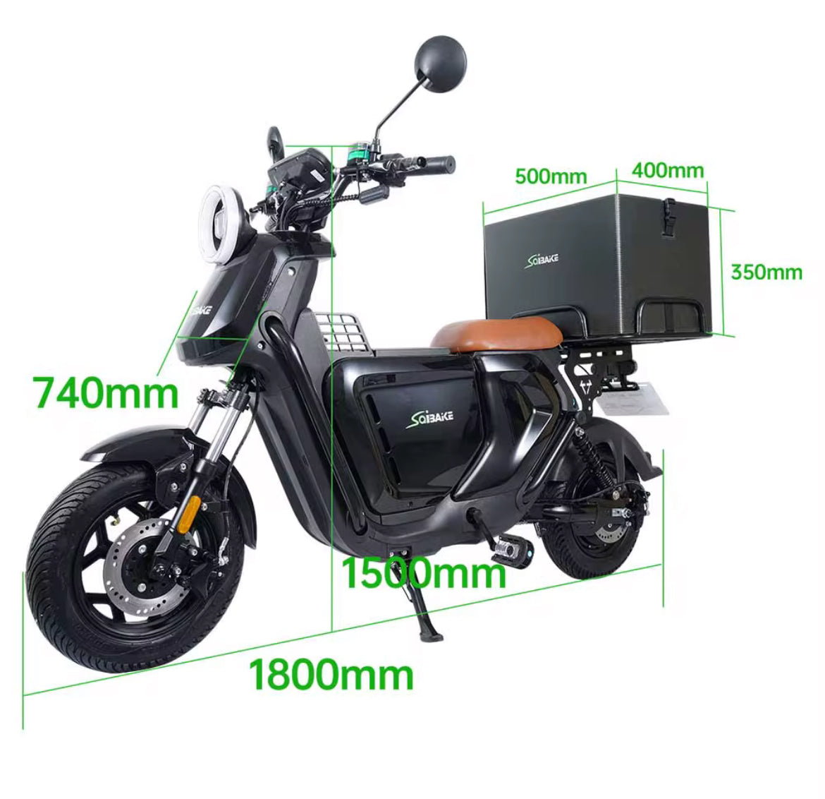 Bust-A-Ride Cargo Rider | Electric Bike Type Approved Twist & Go EAPC